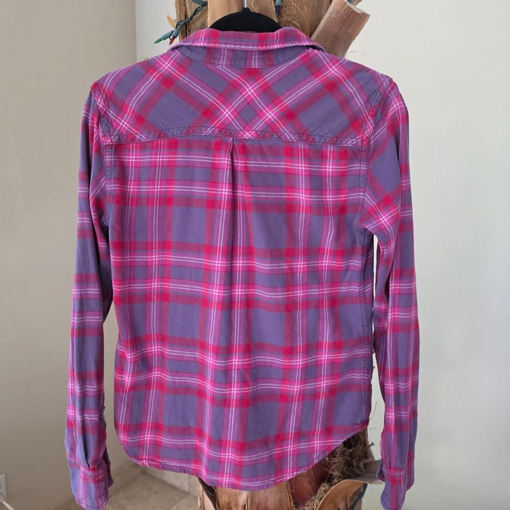 Vintage American Eagle Plaid Shirt - Picture 2 of 8